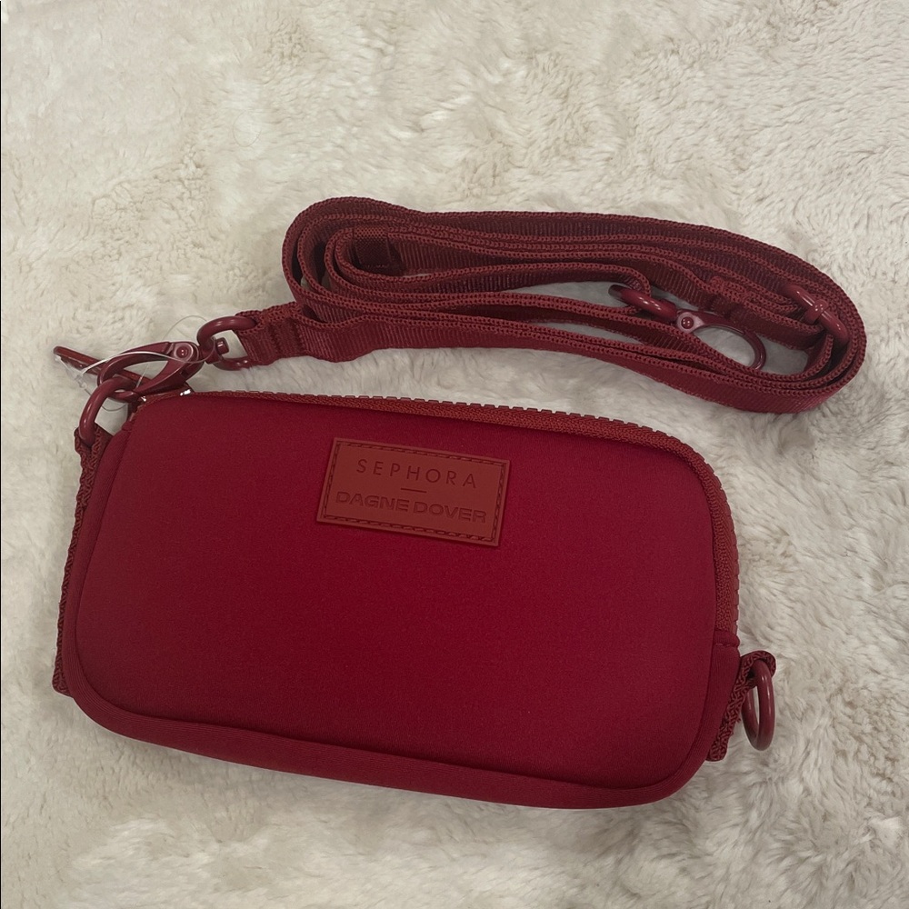Dagne Dover x Sephora Burgundy Phone Sling Bag